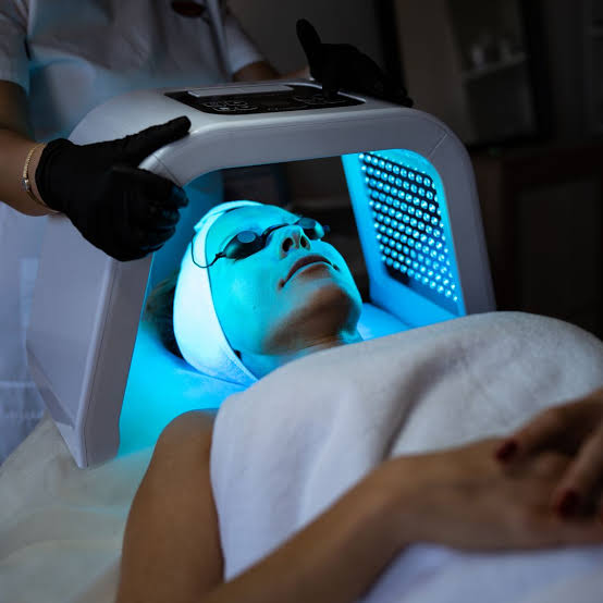Blue Light Therapy Facial